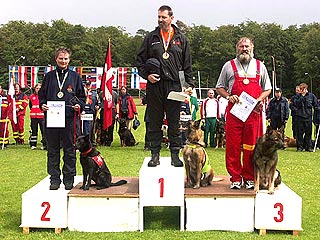 Johan Hol 1e plaats WK vlakterevieren 2004